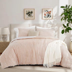 Oli Anderson 100% Cotton Waffle Comforter Set - 3 Piece