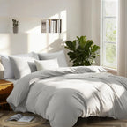 Oli Anderson Washed Cotton Linen Duvet Cover Set - 3 Piece