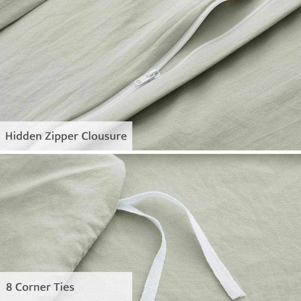 Oli Anderson Pleated Duvet Cover - 3 Piece Set