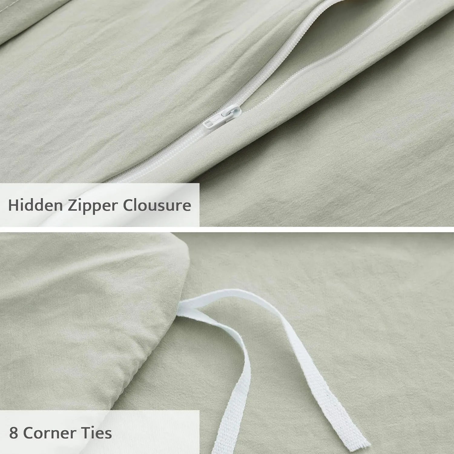Oli Anderson Pleated Duvet Cover - 3 Piece Set