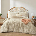 Oli Anderson Tufted Boho Fluffy Comforter Set - 3 Piece