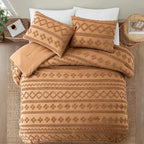 Oli Anderson Tufted Boho Fluffy Comforter Set - 3 Piece