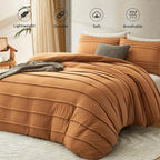 Oli Anderson Pleated Duvet Cover - 3 Piece Set