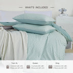 Oli Anderson Reversible Fluffy Checkered Comforter Set - 3 Piece