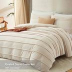 Oli Anderson Pleated Duvet Cover - 3 Piece Set