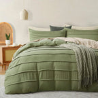 Oli Anderson Pleated Duvet Cover - 3 Piece Set