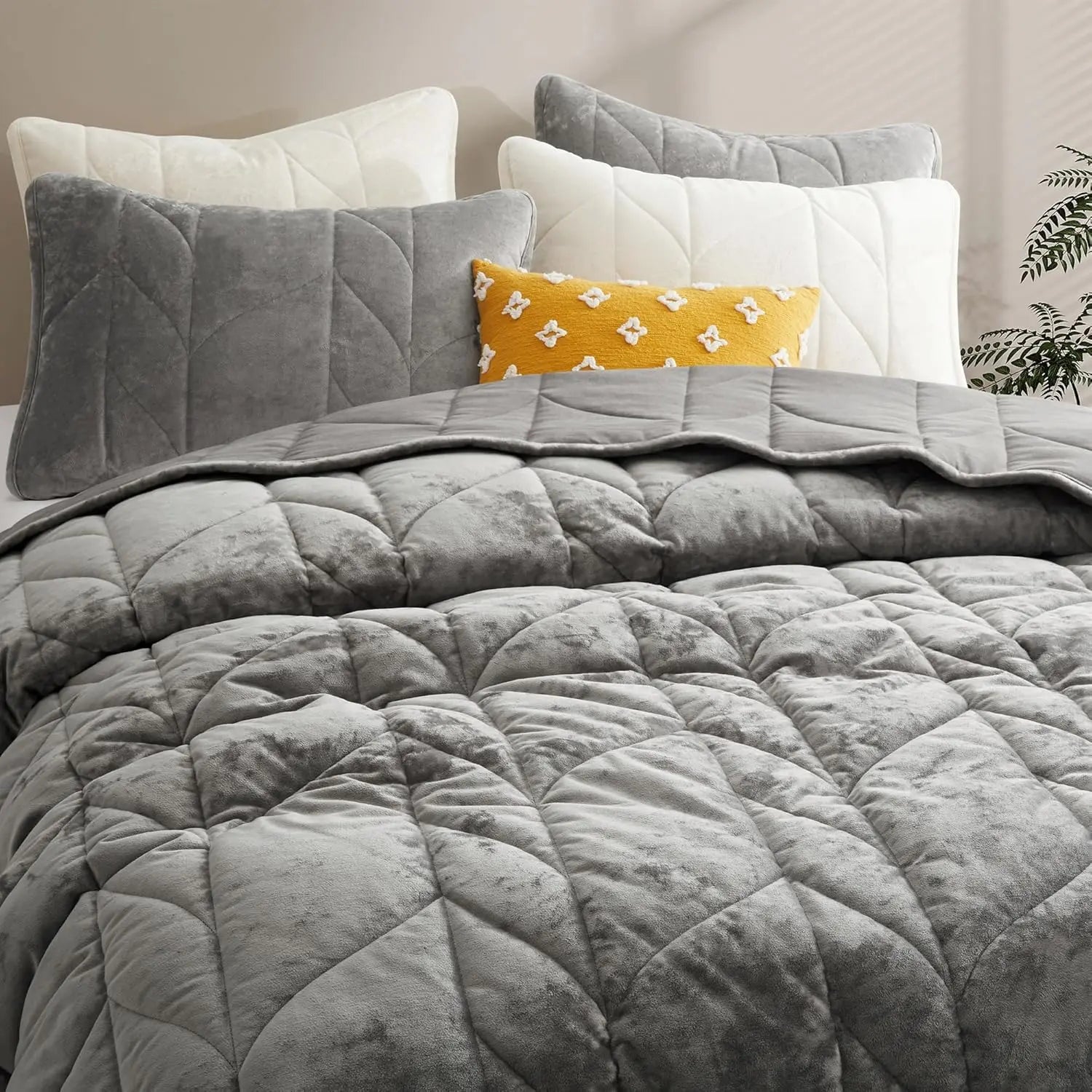 Oli Anderson Velvet Reversible Quilt Set - 3 Piece