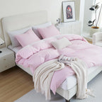 Oli Anderson Reversible Fluffy Checkered Comforter Set - 3 Piece