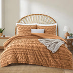 Oli Anderson Tufted Boho Fluffy Comforter Set - 3 Piece