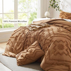 Oli Anderson Boho Tufted Jacquard Comforter Set - 3 Piece