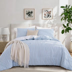 Oli Anderson 100% Cotton Waffle Comforter Set - 3 Piece