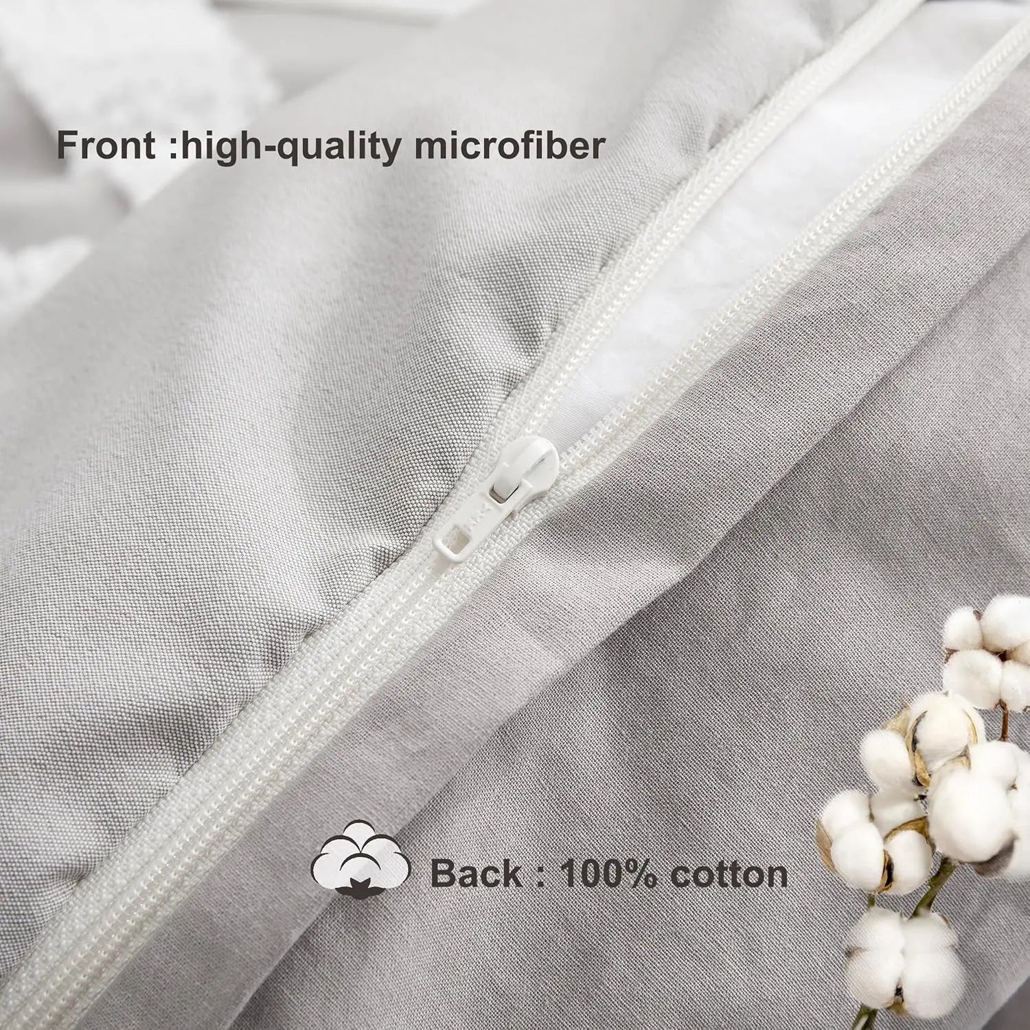 Oli Anderson Tufted Boho Jacquard Duvet Cover Set - 3 Piece