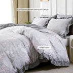Oli Anderson Ruffle Flowers Floral Comforter Set - 3 Piece / 5 Piece