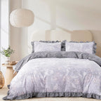 Oli Anderson Ruffle Flowers Floral Comforter Set - 3 Piece / 5 Piece